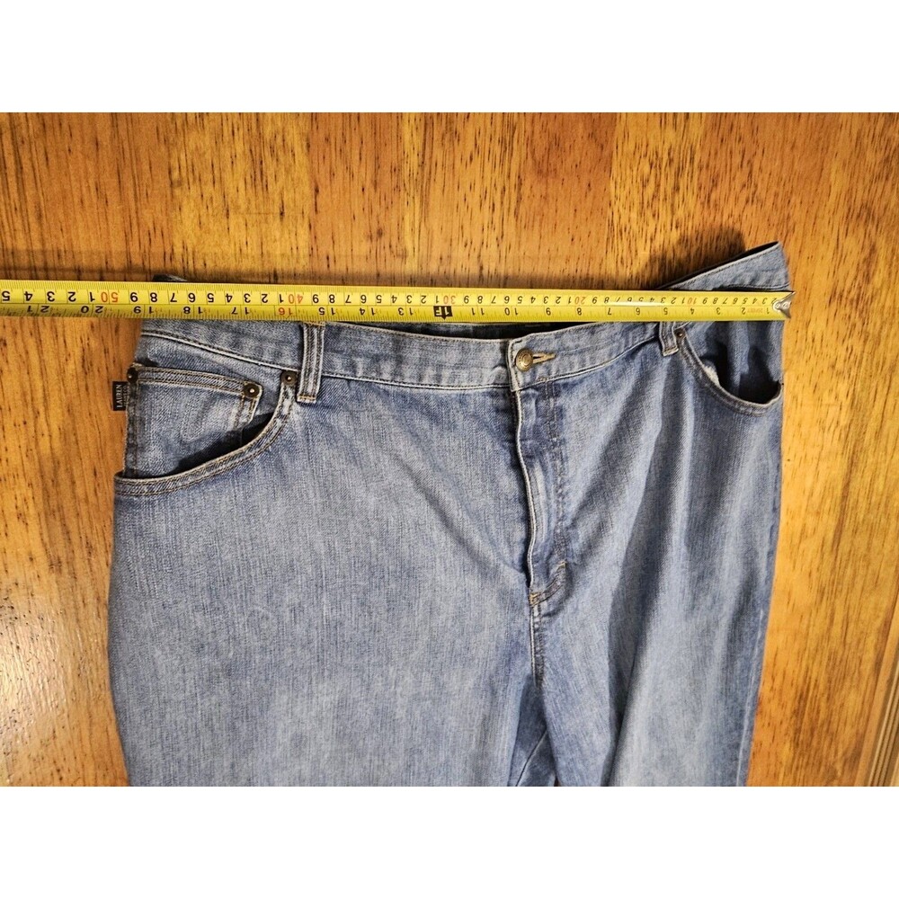 Lauren Ralph Lauren Jeans Straight Leg Jeans Size 18W EUC Medium light wash - Picture 7 of 8